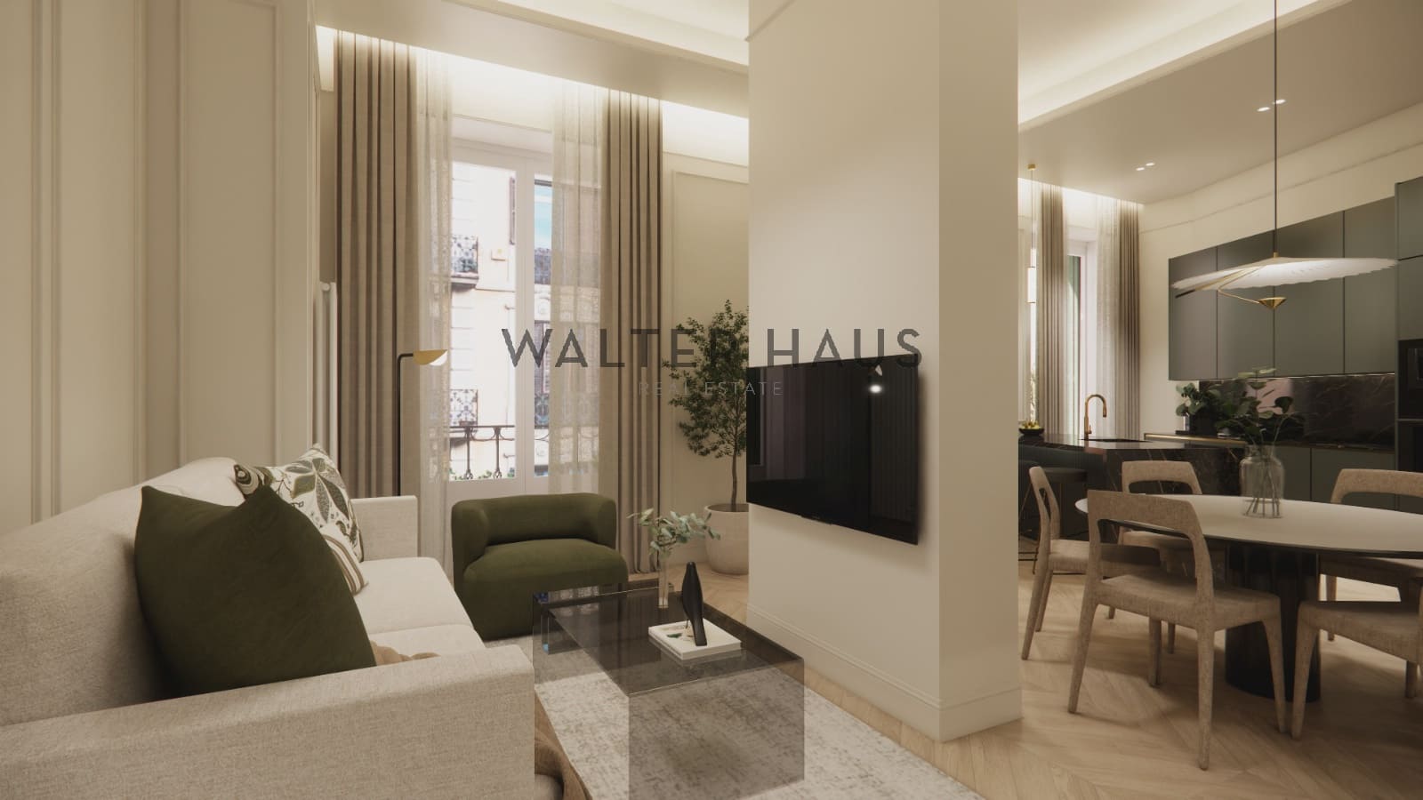 3 soveværelse Lejlighed til salg i Madrid by med swimmingpool - € 1.269.000 (Ref: 9082812)