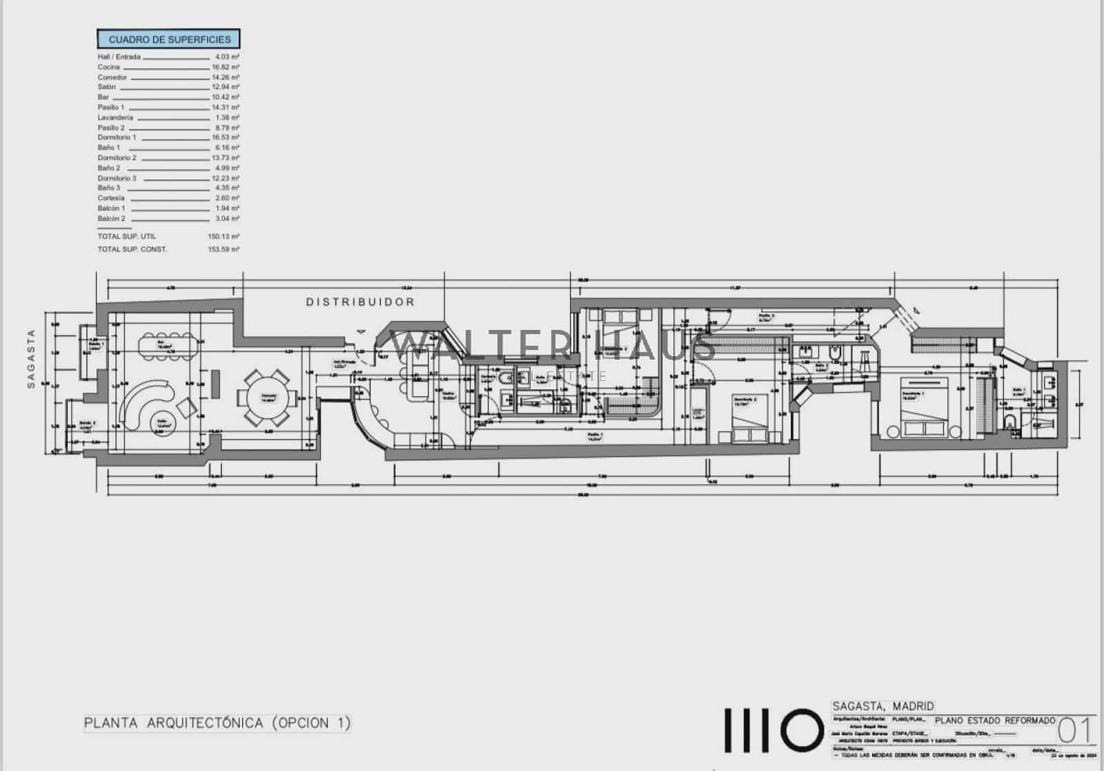 3 slaapkamer Flat te koop in Madrid stad - € 3.780.000 (Ref: 9094793)