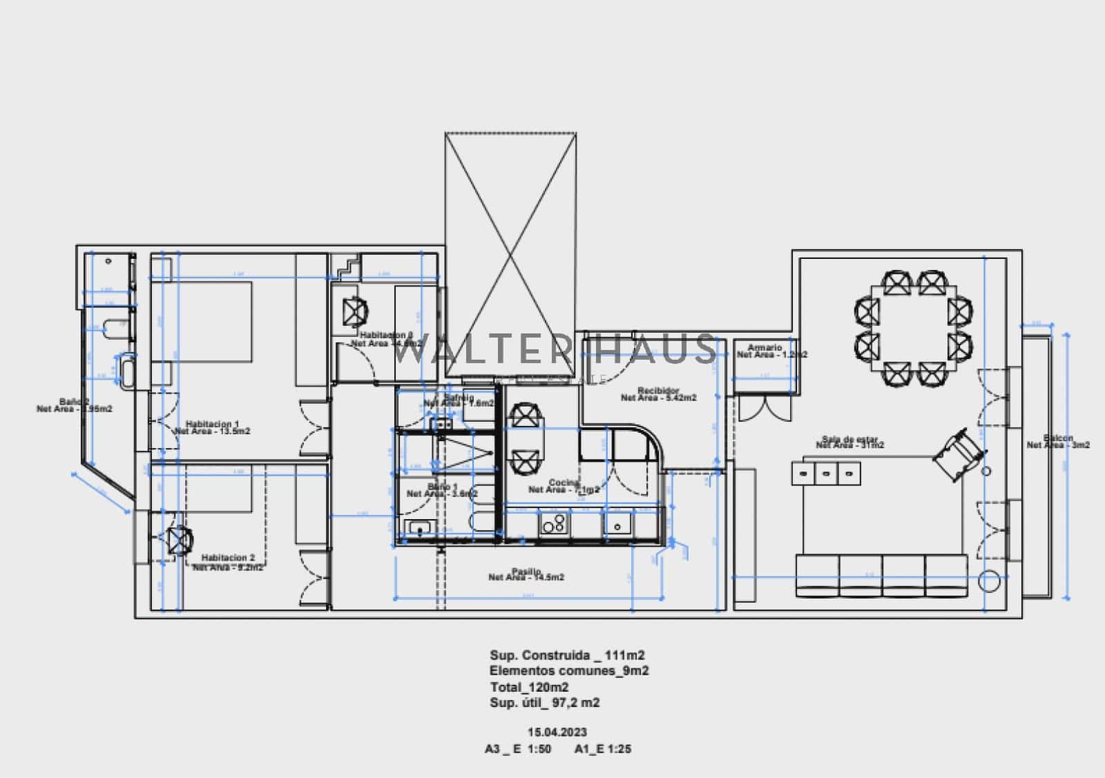 3 soverom Leilighet til salgs i Barcelona by - € 719 000 (Ref: 9097146)