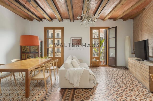 2 bedroom Flat for sale in L'Antiga Esquerra de L'Eixample, Barcelona city - € 875,000 (Ref: 9123908)