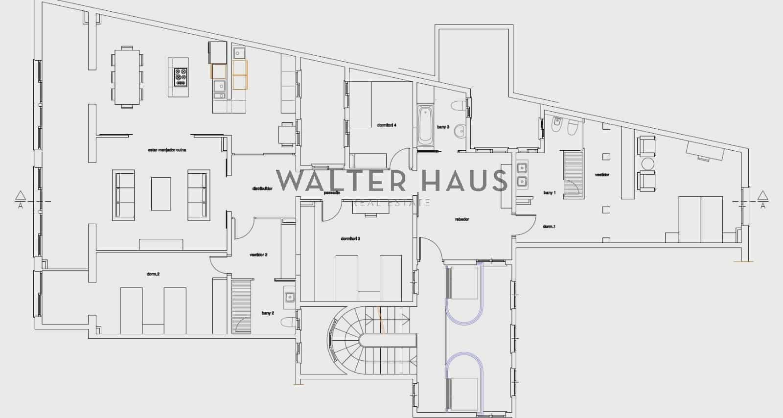 4 sovrum Lägenhet till salu i Barcelona stad - 1 495 000 € (Ref: 9133141)