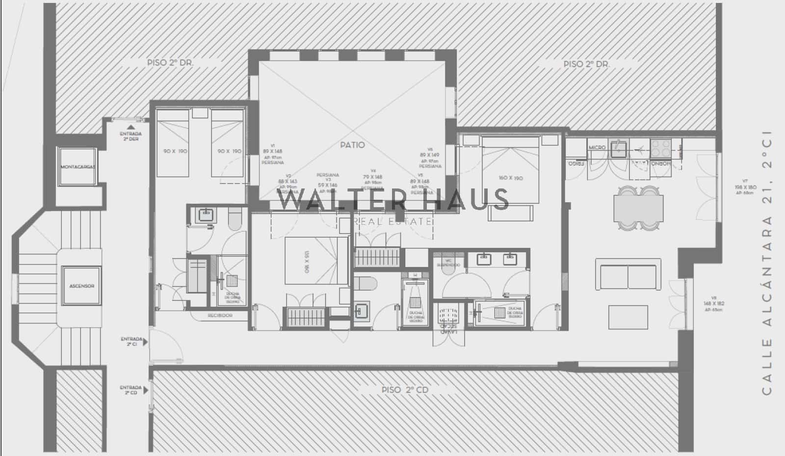 3 soveværelse Lejlighed til salg i Madrid by - € 1.489.000 (Ref: 9133773)