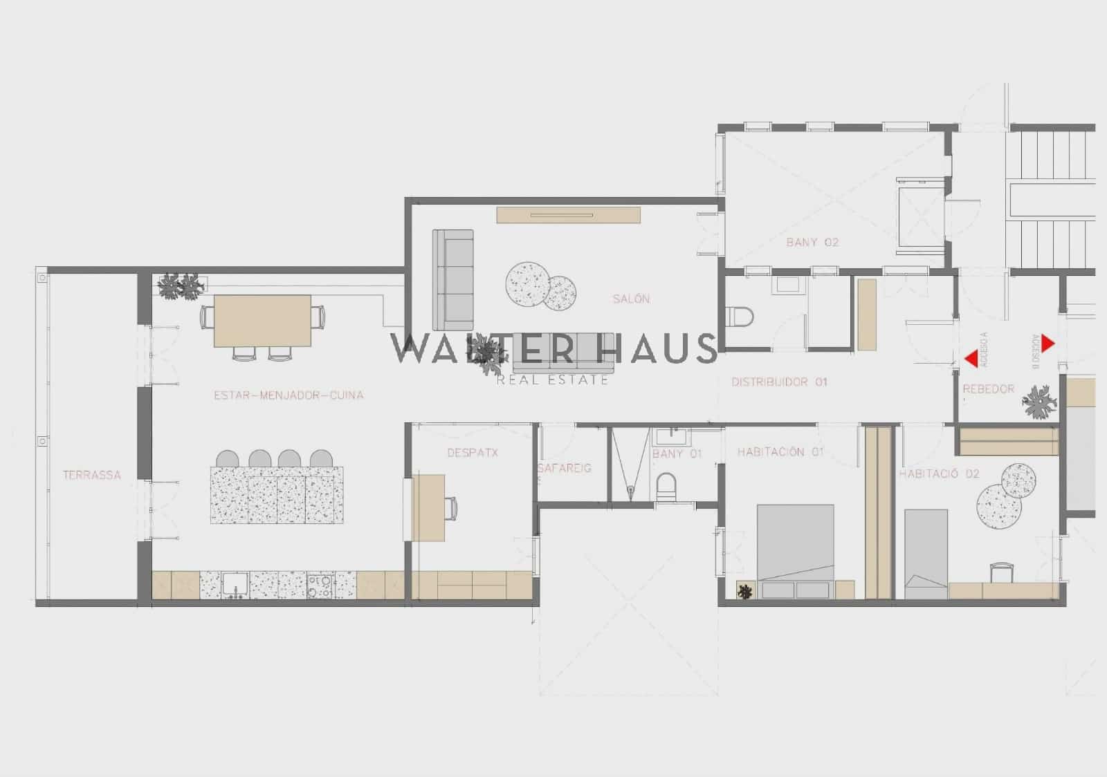 4 bedroom Flat for sale in Barcelona city - € 1,300,000 (Ref: 9160017)