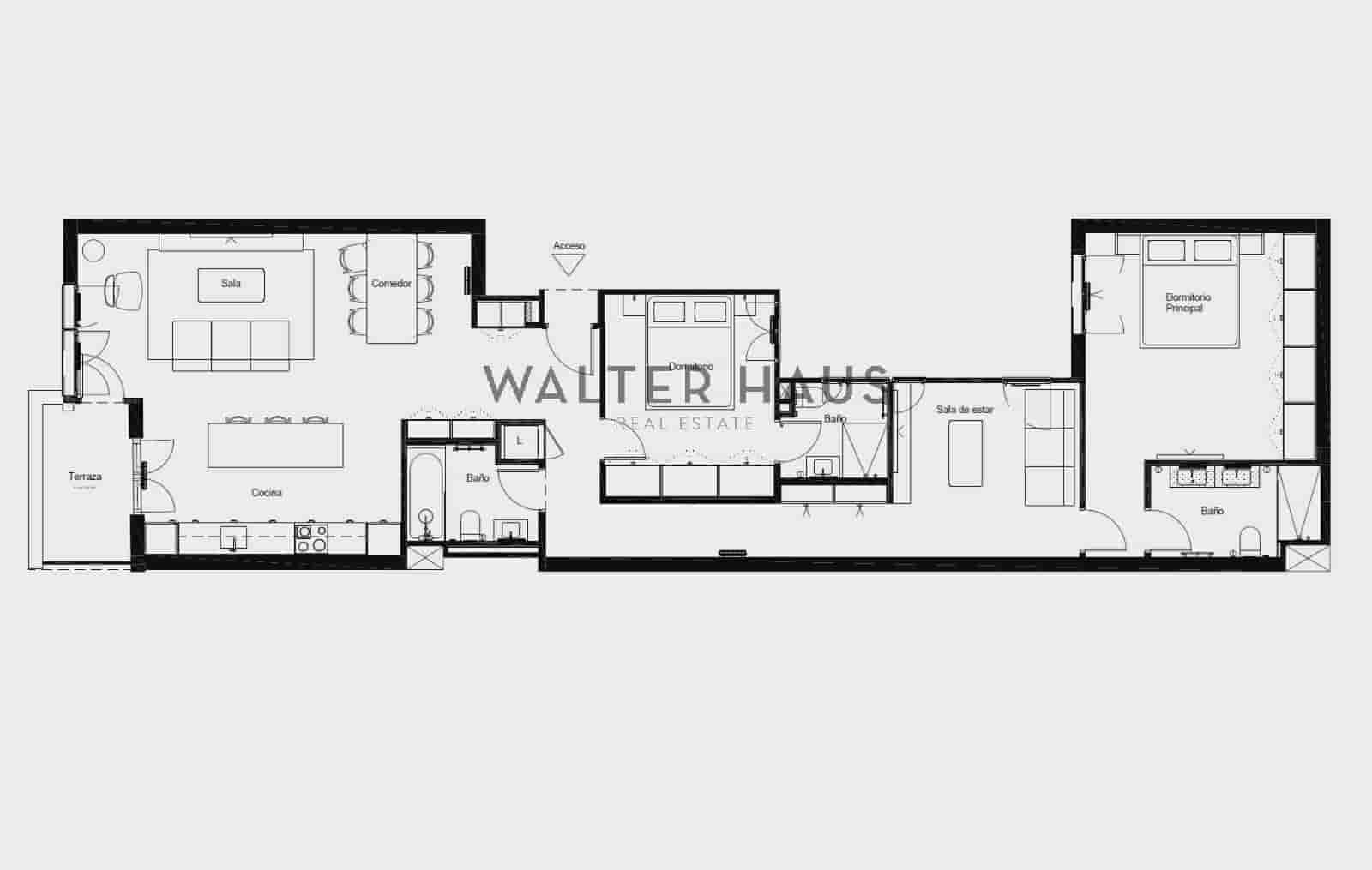 2 sypialnia Mieszkanie na sprzedaż w Miasto Madryt - 959 000 € (Ref: 9200118)