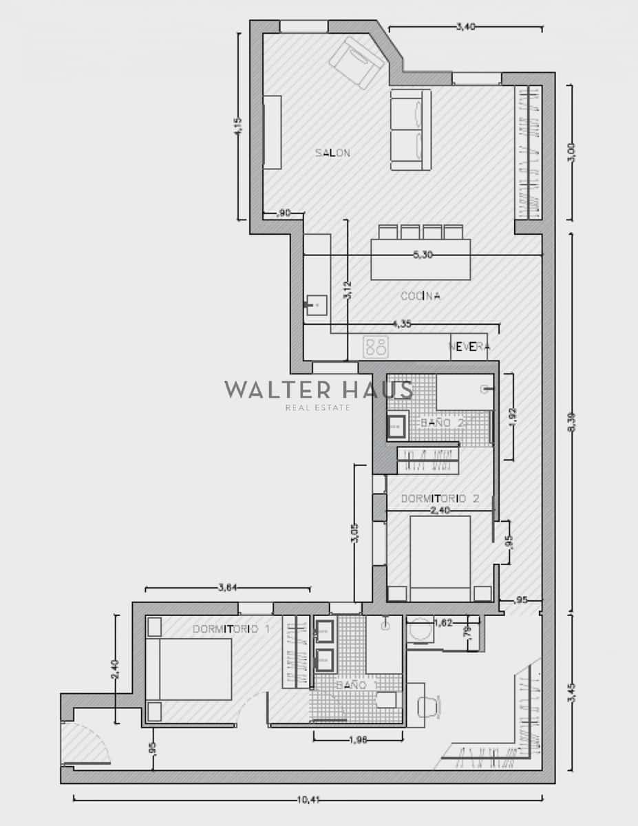 2 soveværelse Lejlighed til salg i Madrid by - € 1.375.000 (Ref: 9228026)