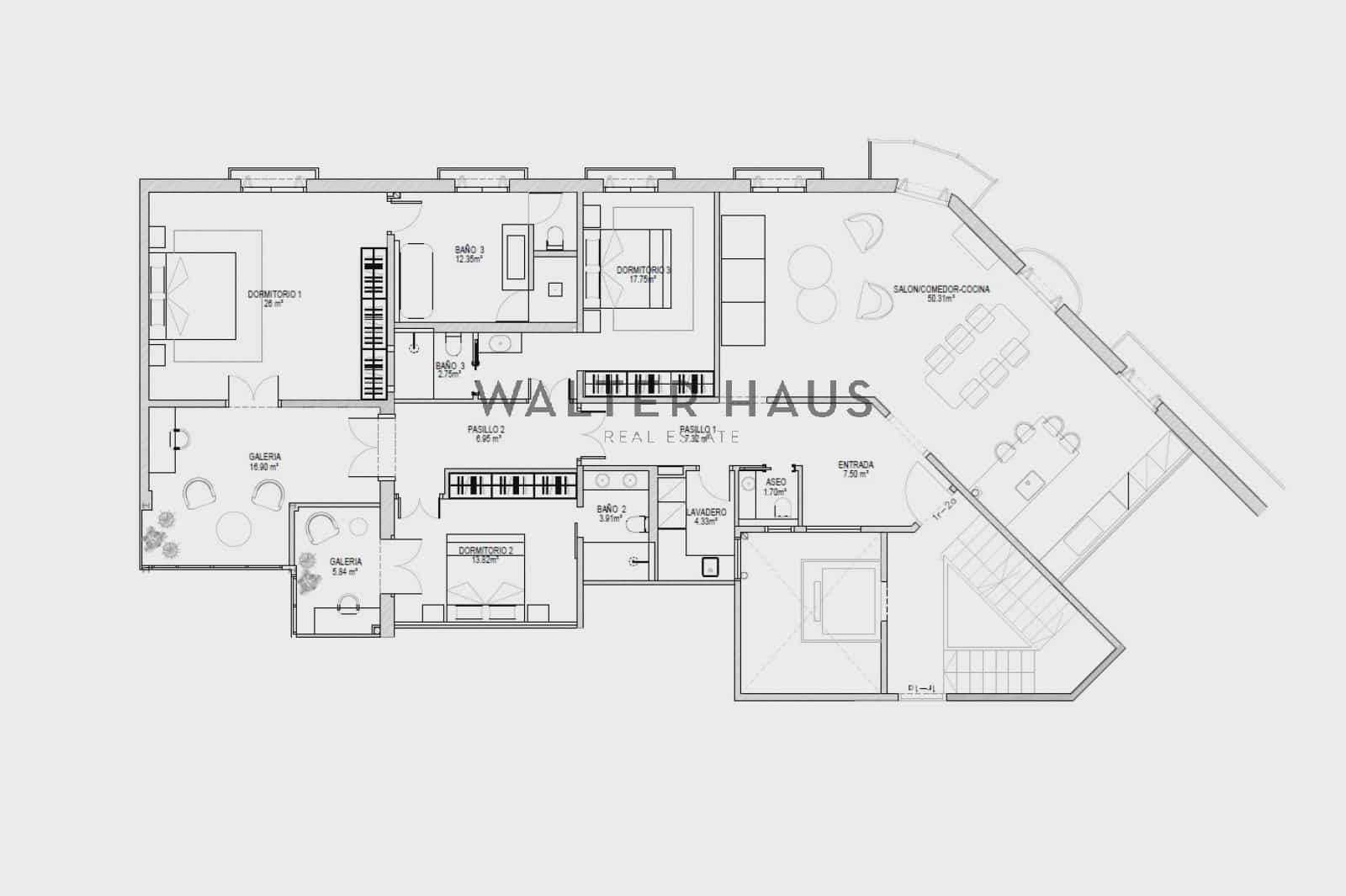 3 soverom Leilighet til salgs i Barcelona by - € 1 850 000 (Ref: 9234972)