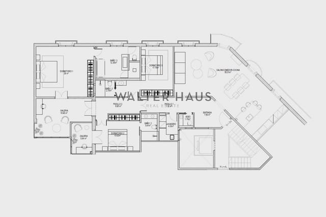 3 bedroom Flat for sale in L'Antiga Esquerra de L'Eixample, Barcelona city - € 1,850,000 (Ref: 9234972)