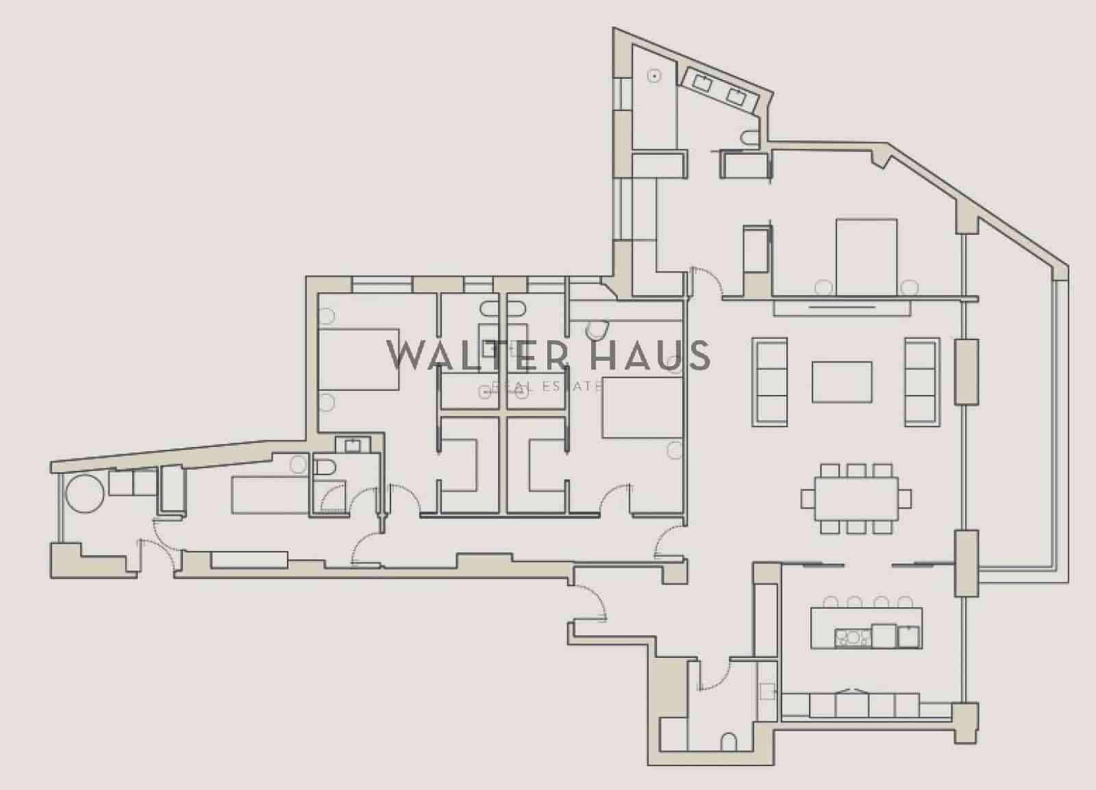 4 makuuhuone Asunto myytävänä paikassa Madrid kaupunki - 3 600 000 € (Ref: 9267720)