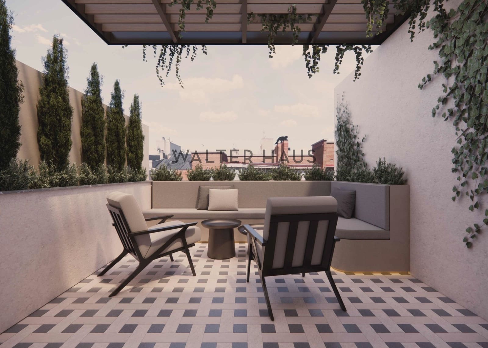 3 chambre Penthouse à vendre à Madrid ville avec piscine - 1 350 000 € (Ref: 9267721)