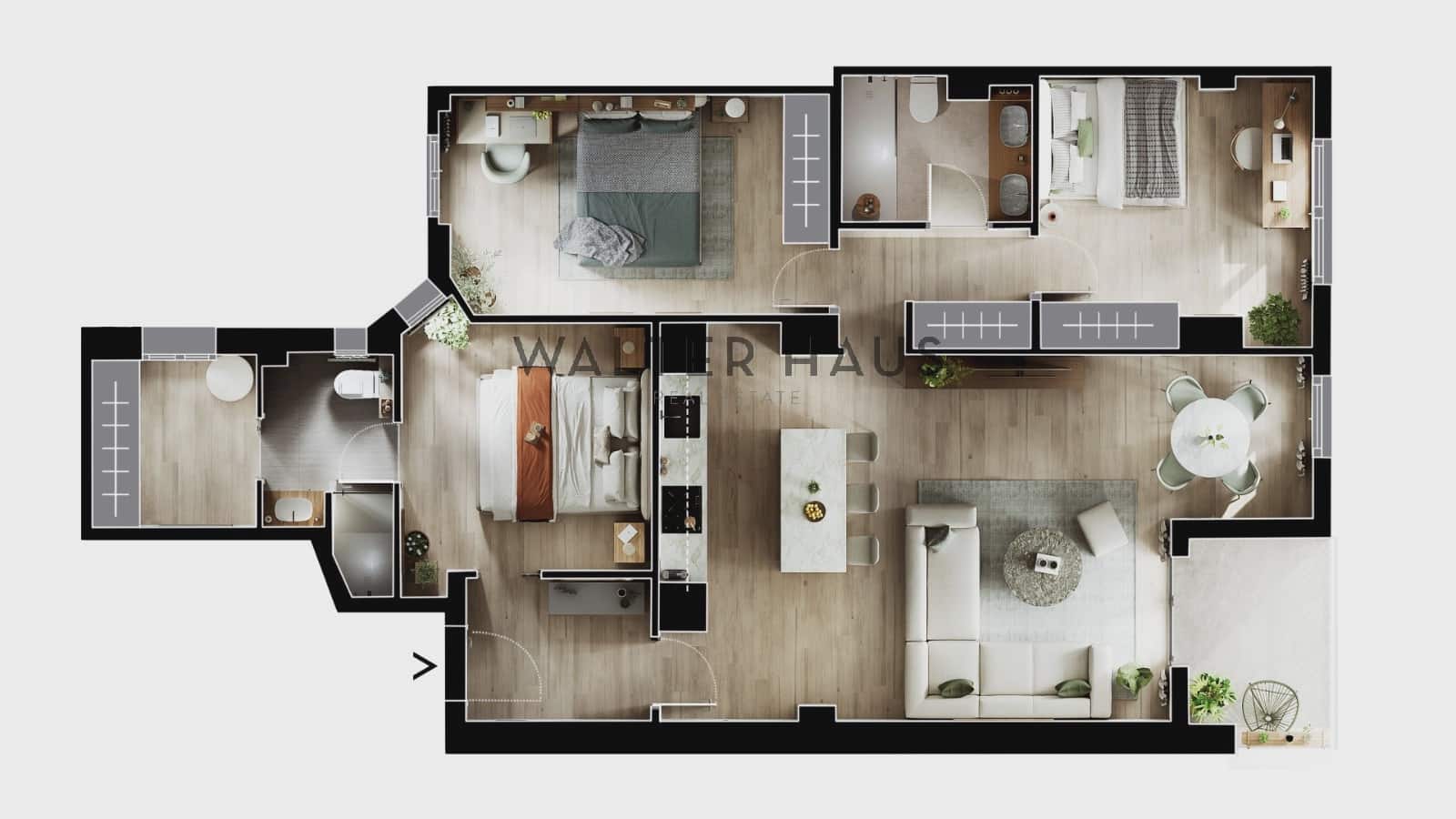 3 sypialnia Mieszkanie na sprzedaż w Miasto Madryt - 1 380 000 € (Ref: 9294018)