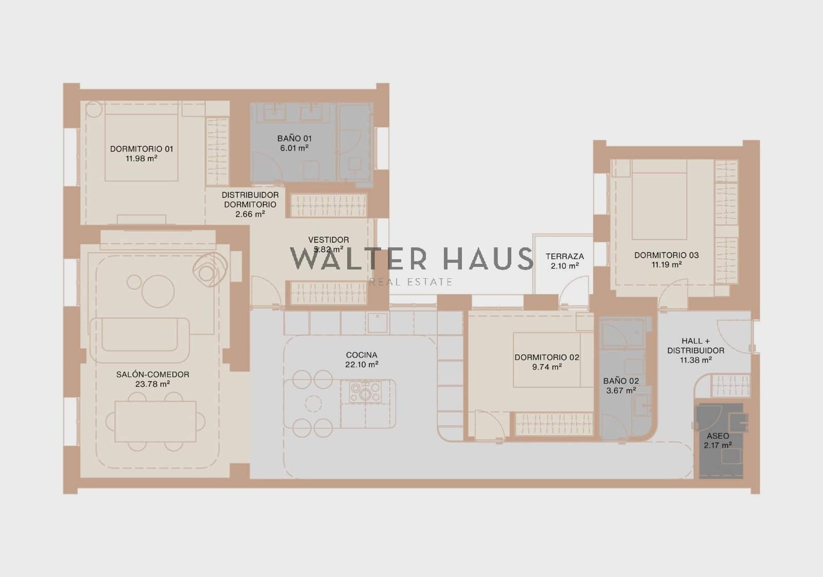 3 bedroom Flat for sale in Madrid city - € 1,430,000 (Ref: 9309377)
