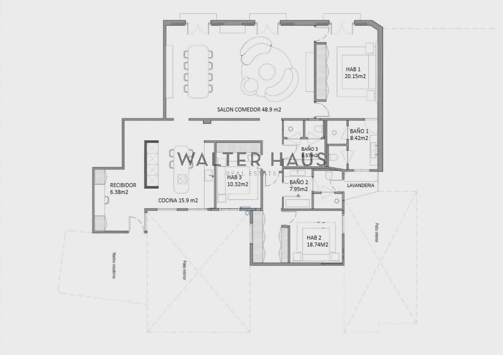 3 soveværelse Lejlighed til salg i Barcelona by - € 1.690.000 (Ref: 9319717)