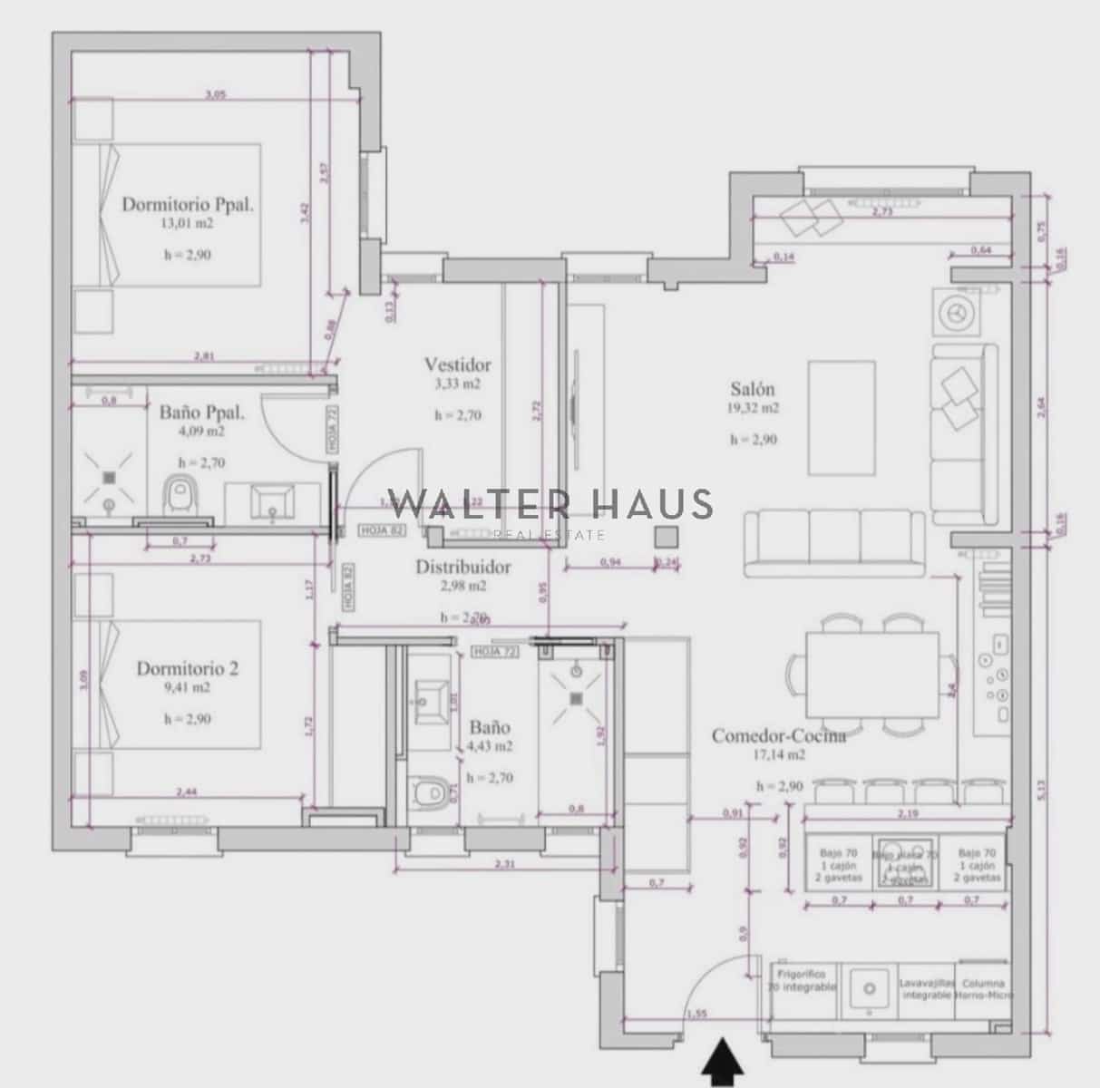 2 soverom Leilighet til salgs i Madrid by - € 1 550 000 (Ref: 9348476)