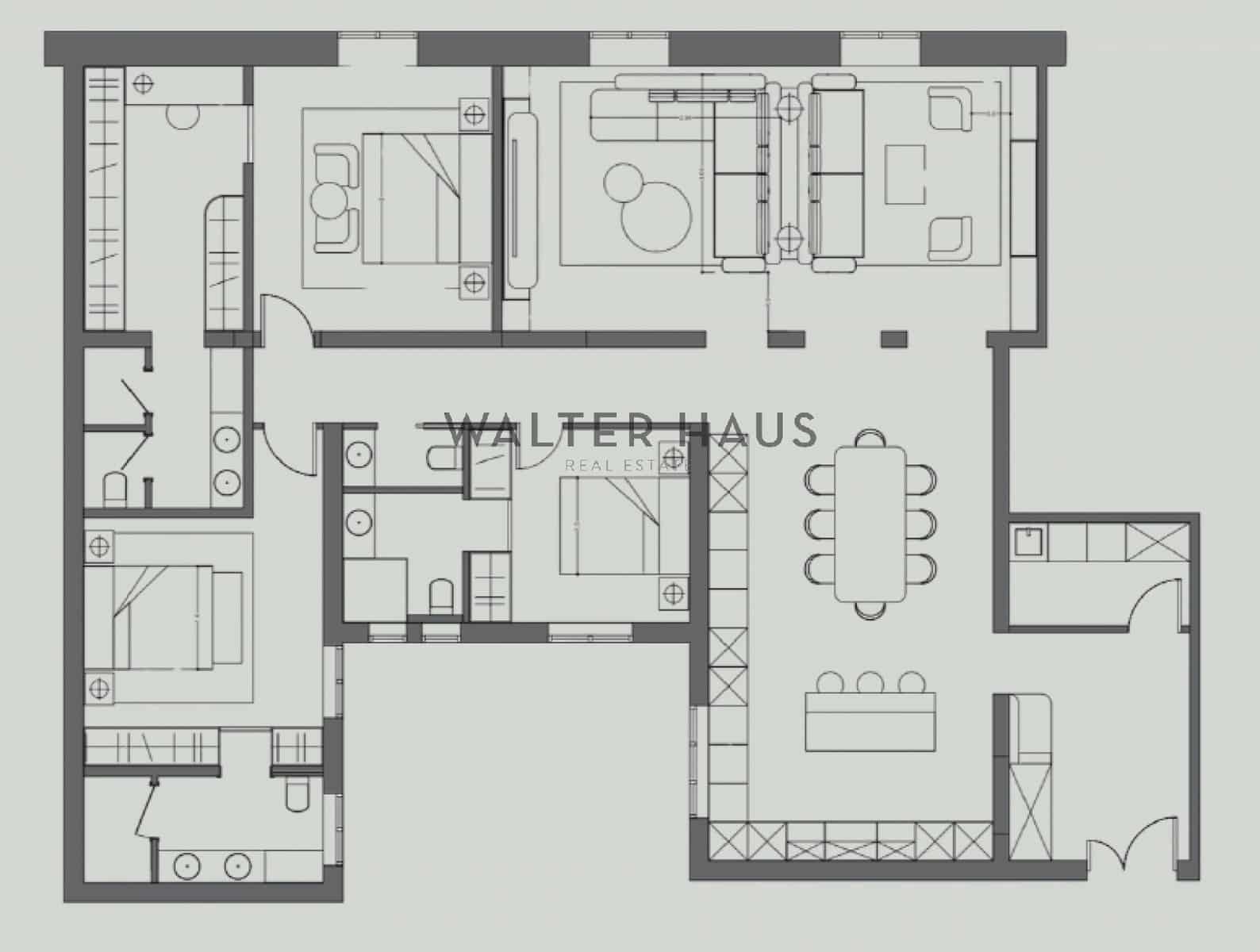 3 sovrum Lägenhet till salu i Madrid stad med pool - 4 700 000 € (Ref: 9374104)