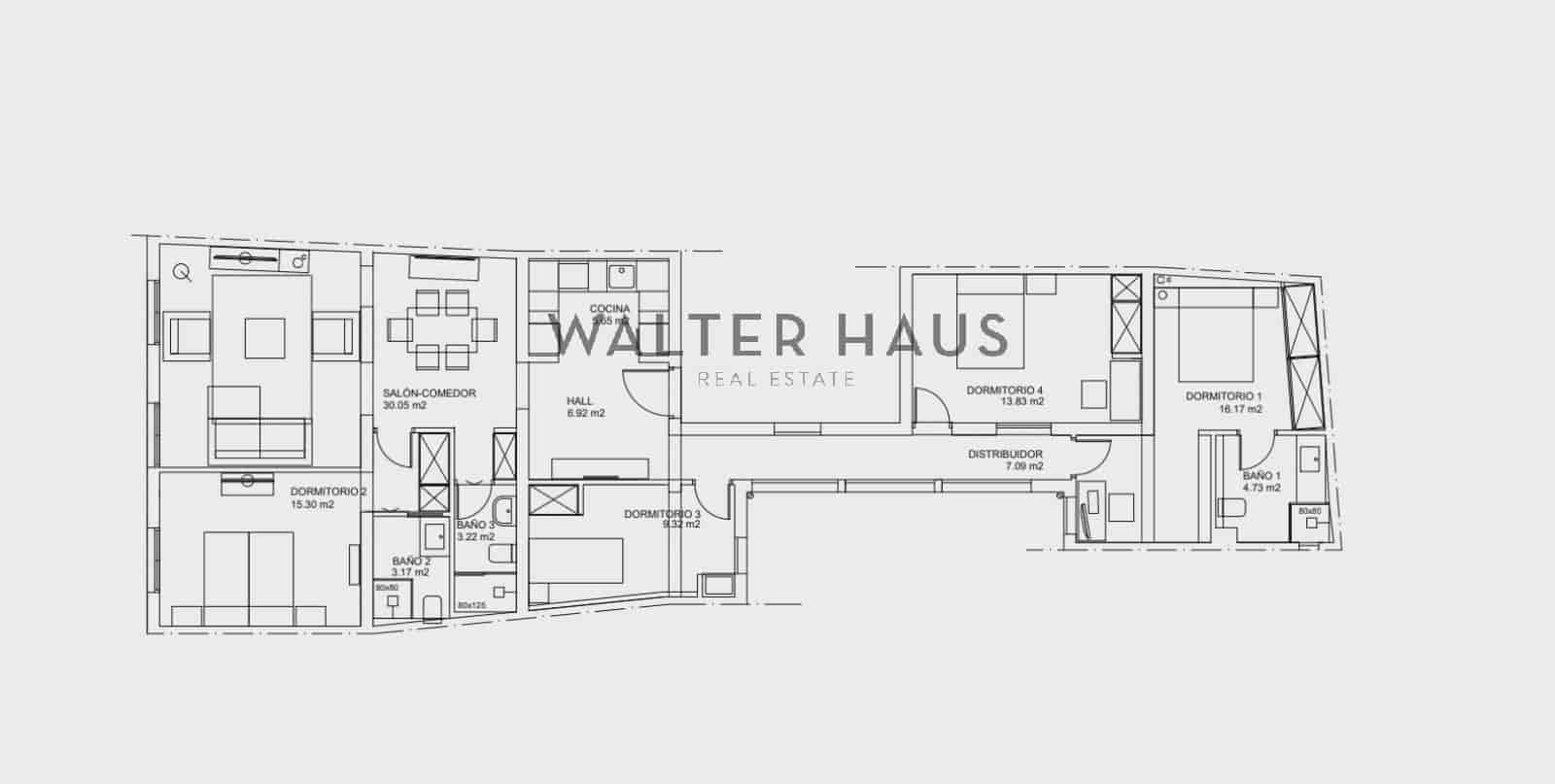 4 sypialnia Mieszkanie na sprzedaż w Miasto Madryt - 1 200 000 € (Ref: 9386381)