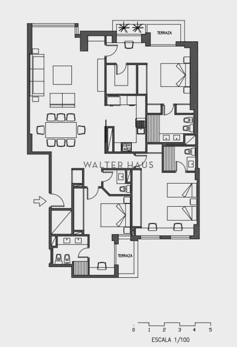 3 sovrum Lägenhet till salu i Madrid stad - 2 400 000 € (Ref: 9386907)