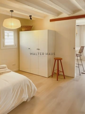 1 makuuhuone Kattohuoneisto vuokrattavana paikassa Sant Pere, Santa Caterina i La Ribera, Barcelona kaupunki mukana uima-altaan - 2 150 € (Ref: 9417590)