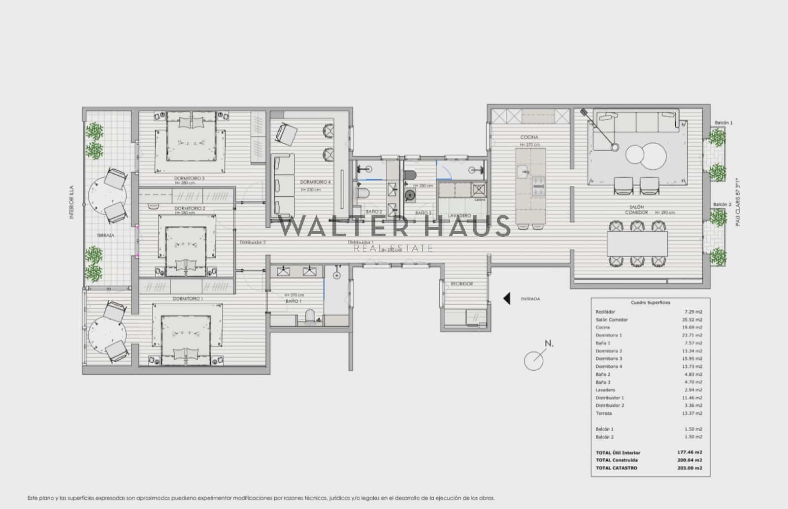 4 soveværelse Lejlighed til salg i Barcelona by - € 1.790.000 (Ref: 9421747)