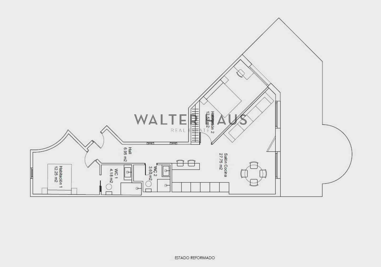 2 slaapkamer Penthouse te koop in Barcelona stad - € 895.000 (Ref: 9426240)