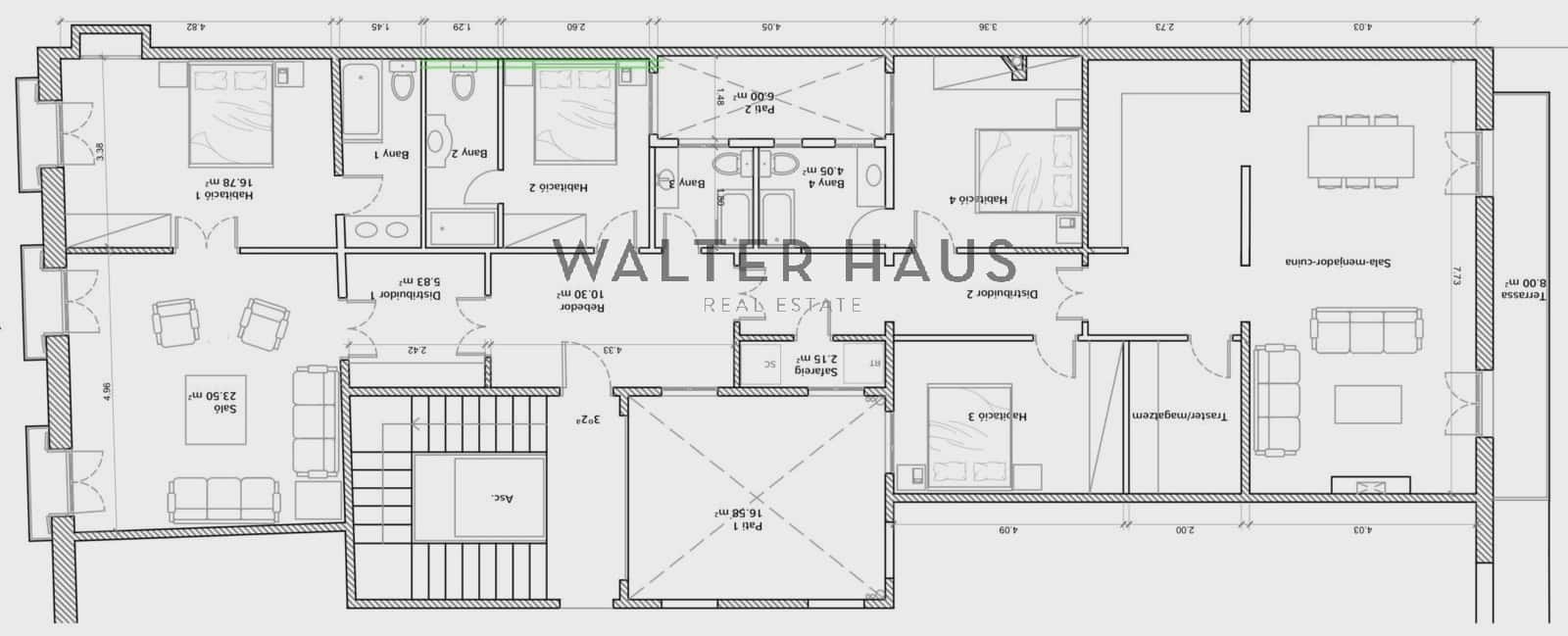 5 quarto Apartamento para venda em Barcelona cidade - 1 470 000 € (Ref: 9426529)