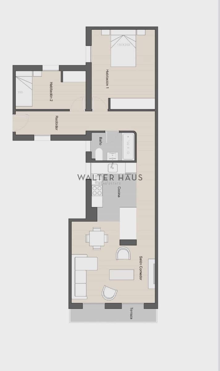 2 chambre Appartement à vendre à Madrid ville - 899 000 € (Ref: 9444534)