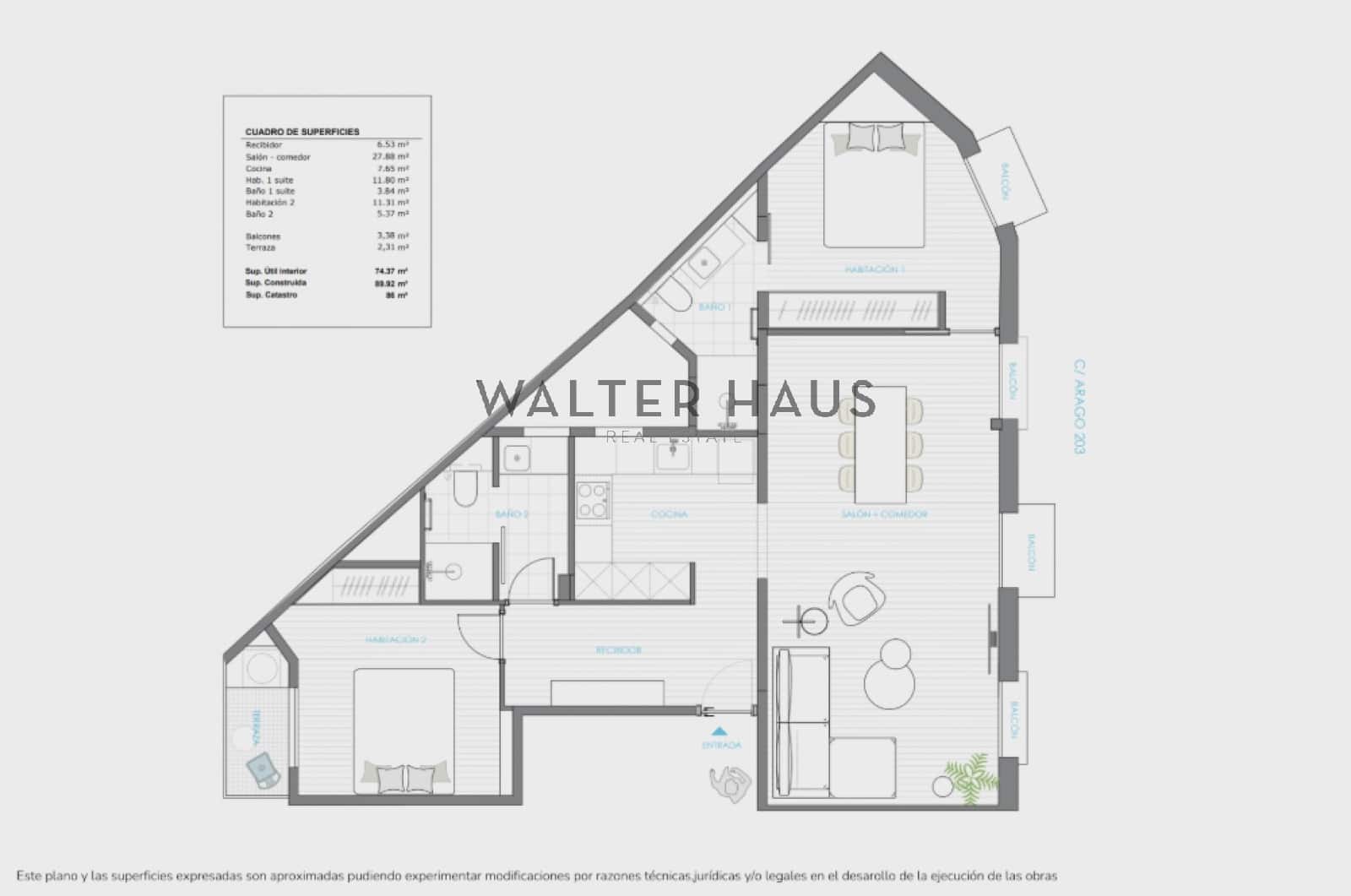 2 soverom Leilighet til salgs i Barcelona by - € 795 000 (Ref: 9449873)