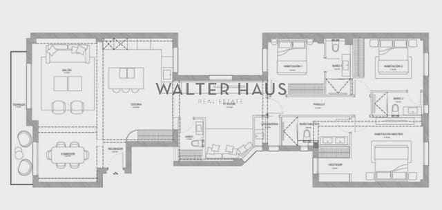 Piso de 3 habitaciones en Recoletos, Madrid ciudad en venta con piscina - 2.800.000 € (Ref: 9487217)