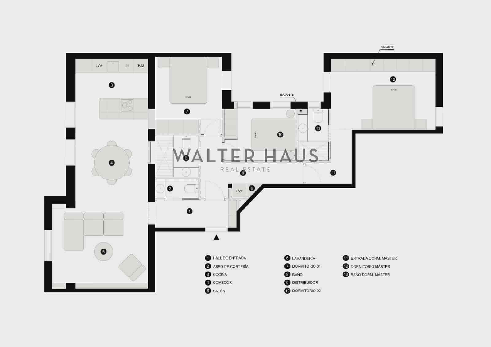 3 bedroom Flat for sale in Madrid city - € 1,495,000 (Ref: 9489971)