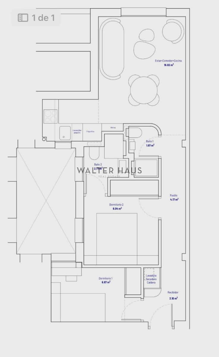 2 sypialnia Mieszkanie na sprzedaż w Miasto Madryt - 850 000 € (Ref: 9495307)