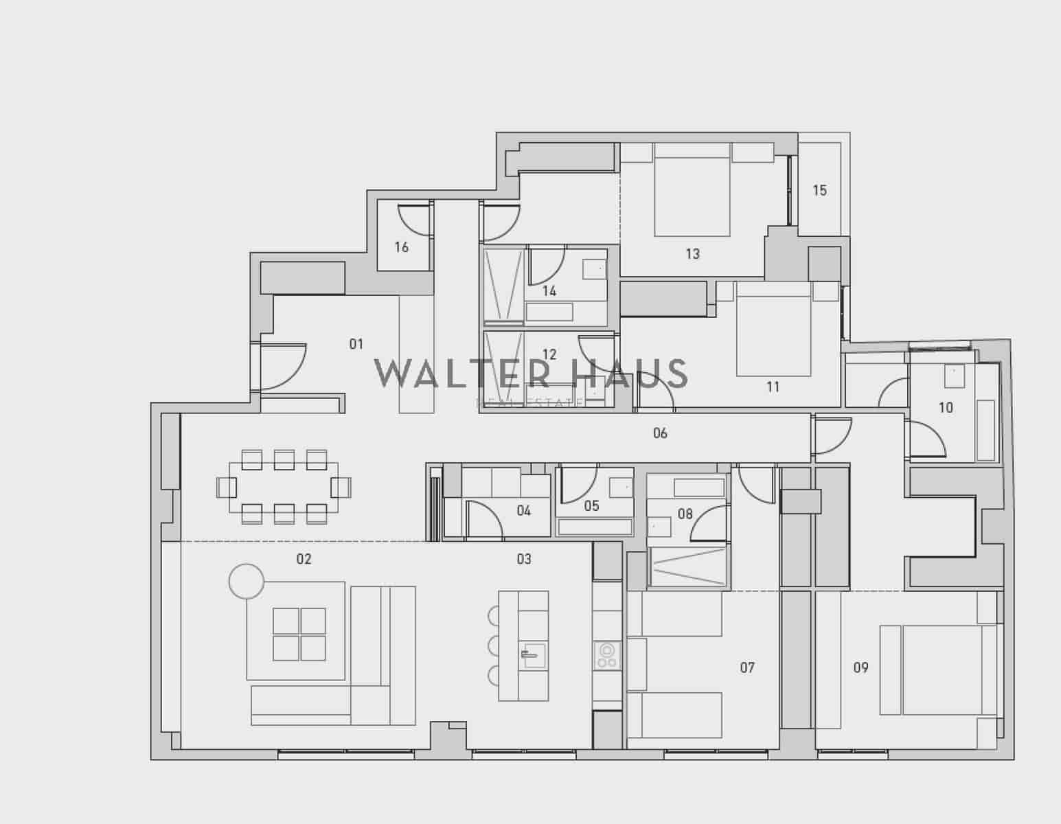 Piso de 4 habitaciones en Madrid ciudad en venta con piscina - 1.940.000 € (Ref: 9500766)