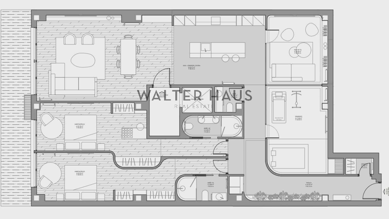 2 bedroom Flat for sale in Madrid city - € 2,190,000 (Ref: 9506932)