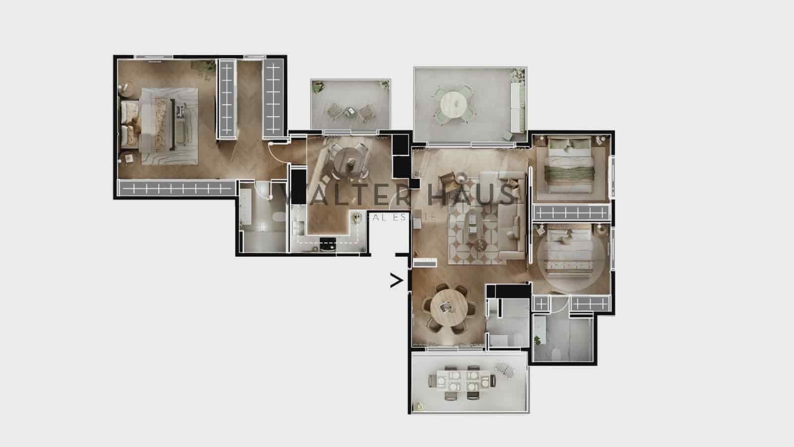 3 slaapkamer Penthouse te koop in Madrid stad - € 1.695.000 (Ref: 9529036)