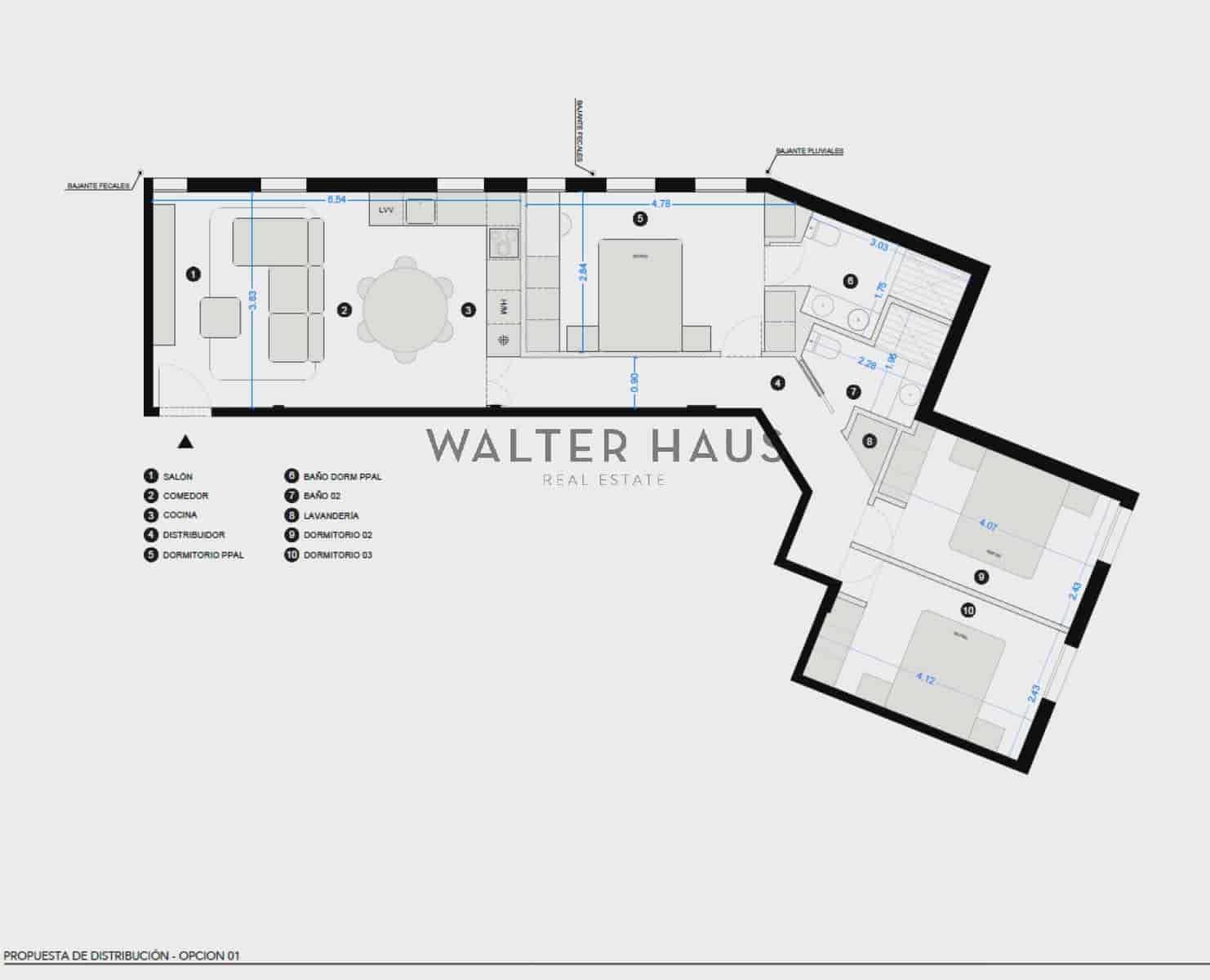 3 bedroom Flat for sale in Madrid city - € 960,000 (Ref: 9554370)