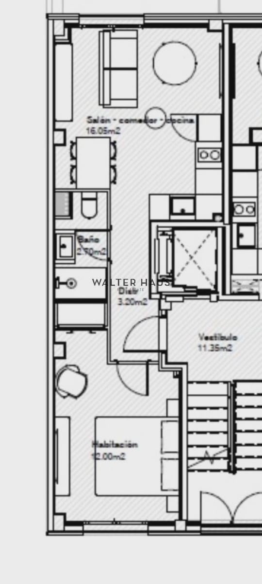 1 chambre Appartement à vendre à Madrid ville - 425 000 € (Ref: 9573671)