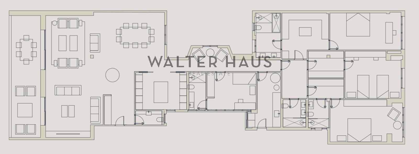 4 makuuhuone Kattohuoneisto myytävänä paikassa Madrid kaupunki - 6 200 000 € (Ref: 9598365)