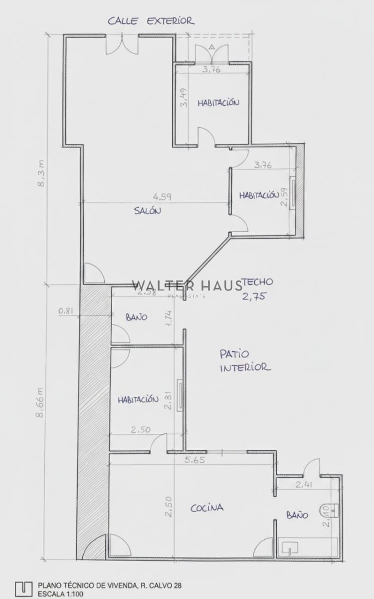 3 bedroom Flat for rent in Madrid city - € 2,850 (Ref: 9618690)