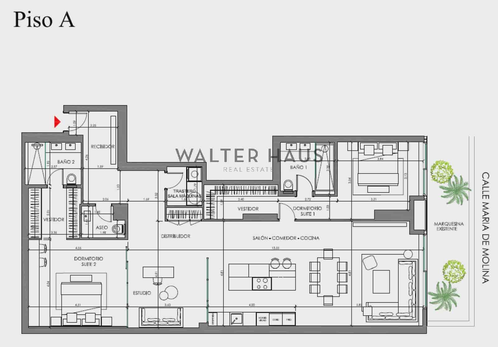 2 bedroom Flat for sale in Madrid city - € 2,487,000 (Ref: 9618692)