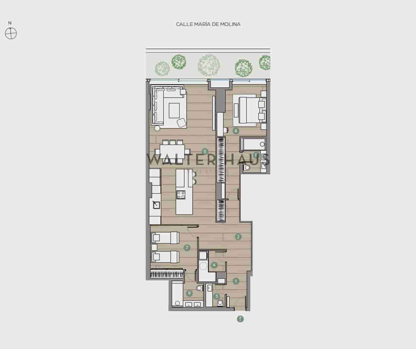 2 slaapkamer Flat te koop in Madrid stad met zwembad - € 1.895.000 (Ref: 9618693)