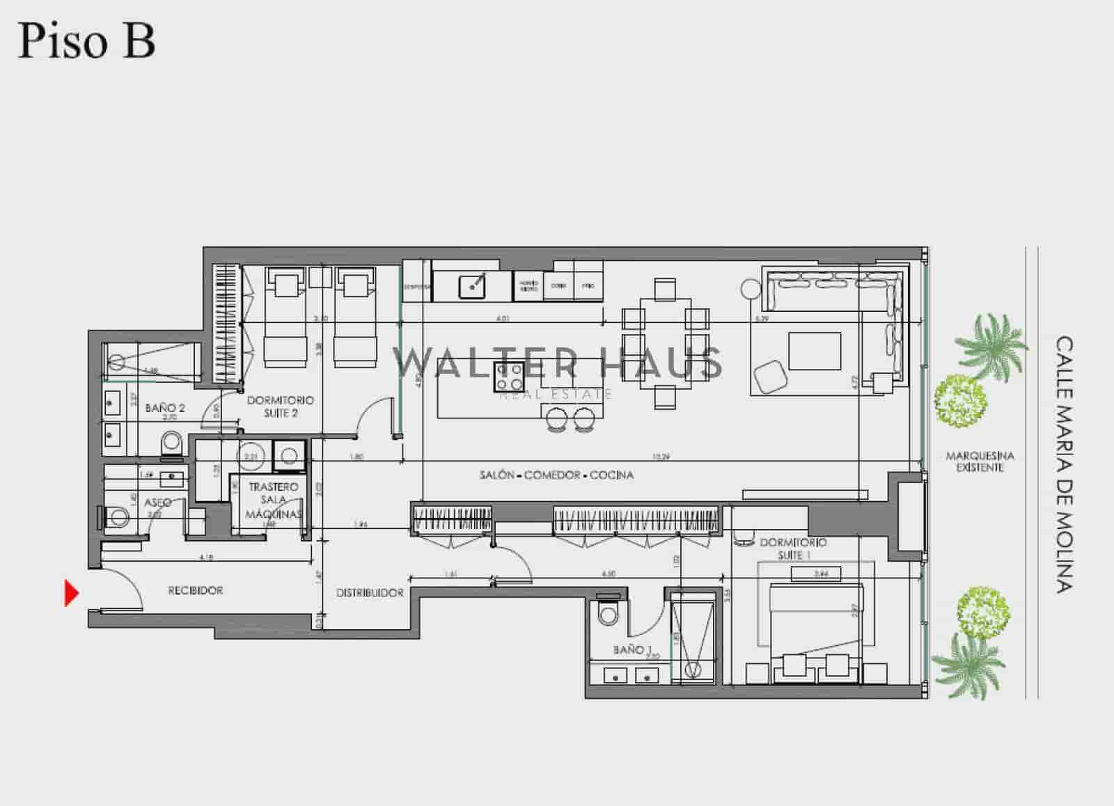 2 Zimmer Wohnung zu verkaufen in Madrid Stadt - 1.995.000 € (Ref: 9618693)