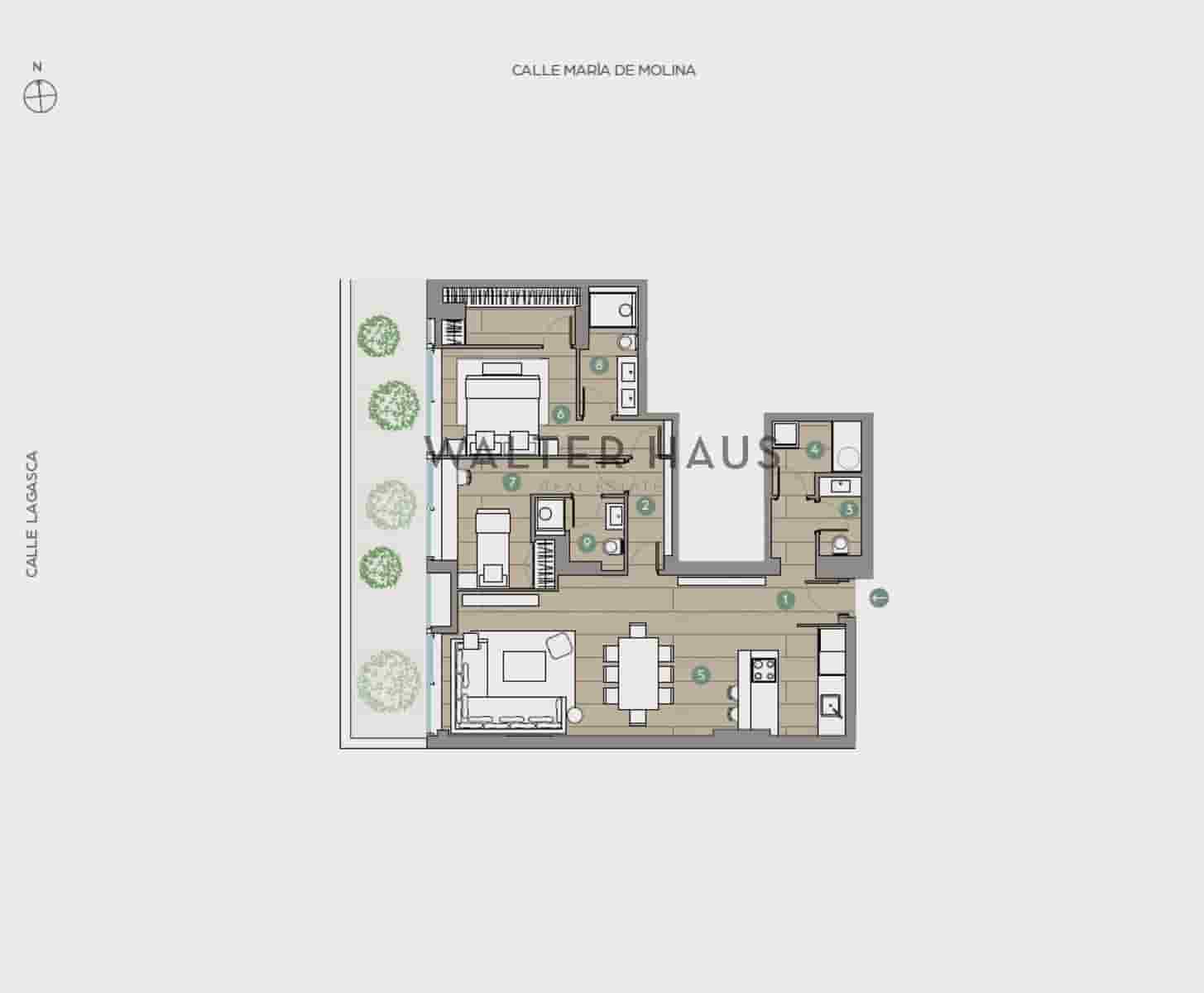 2 chambre Appartement à vendre à Madrid ville - 1 795 000 € (Ref: 9618695)