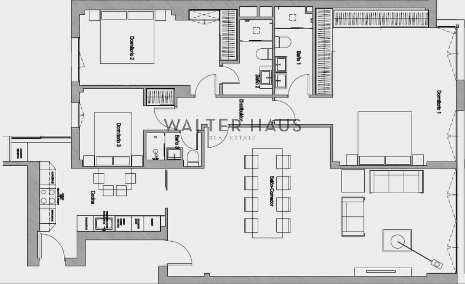 Piso de 3 habitaciones en Madrid ciudad en venta con piscina - 3.200.000 € (Ref: 9626595)