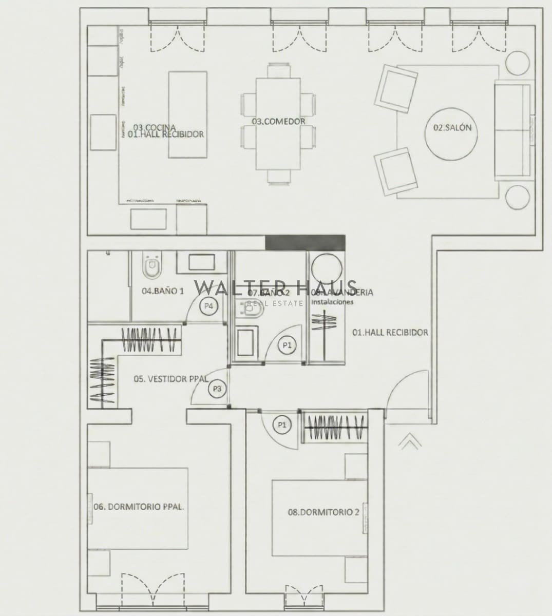 2 bedroom Flat for sale in Madrid city - € 1,440,000 (Ref: 9656791)
