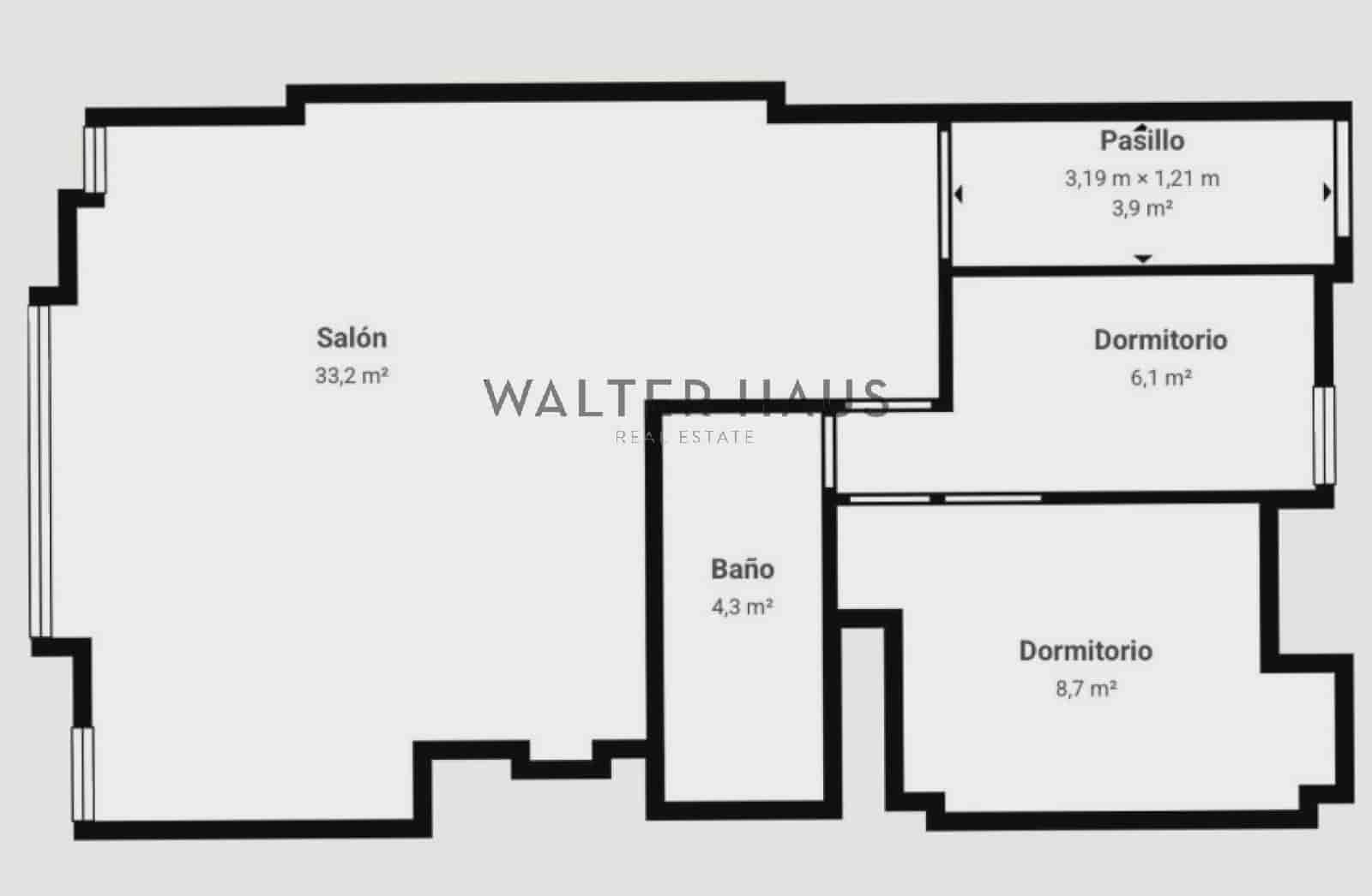 2 bedroom Flat for sale in Madrid city - € 1,195,000 (Ref: 9678199)