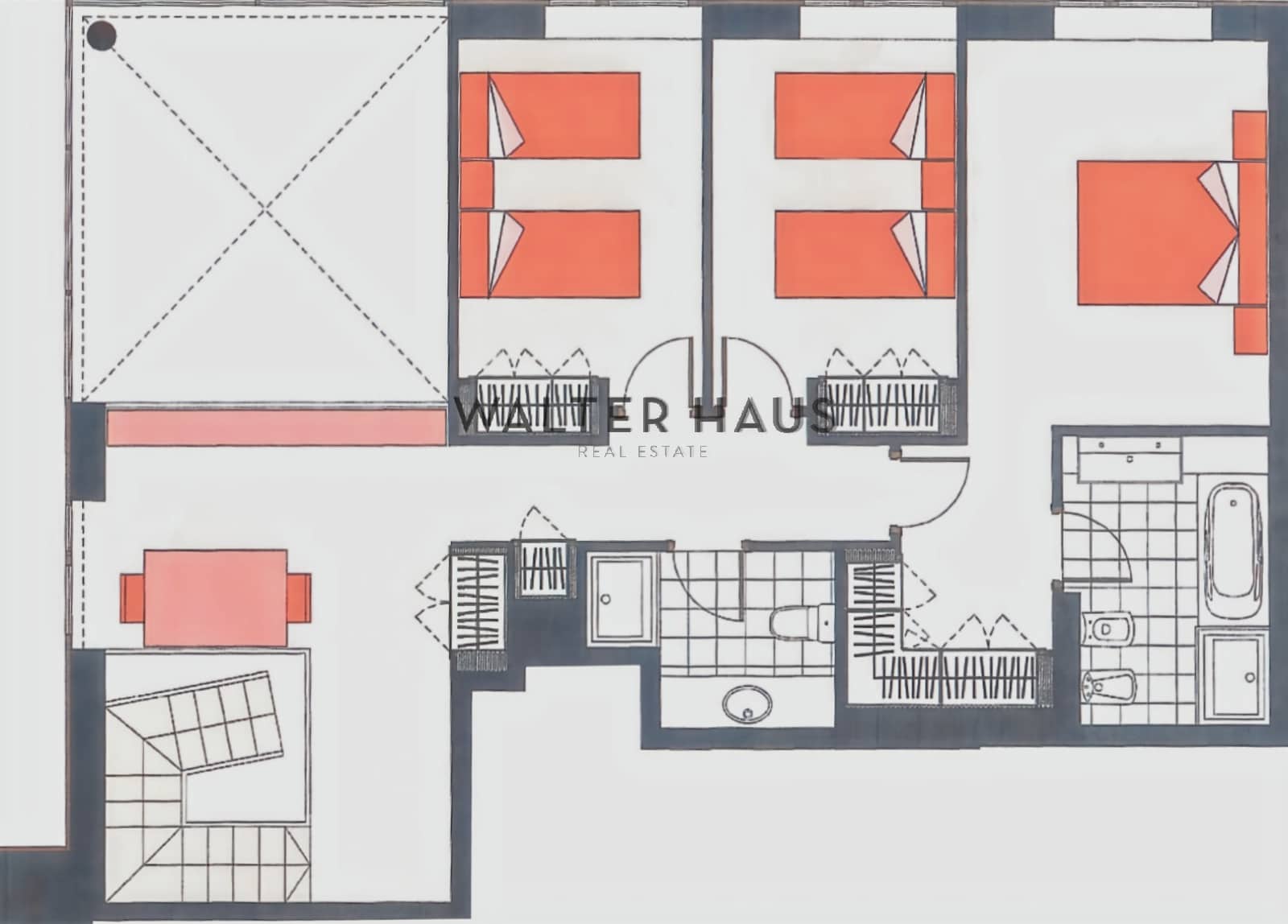 4 soveværelse Penthouse til leje i Barcelona by - € 7.500 (Ref: 9699146)