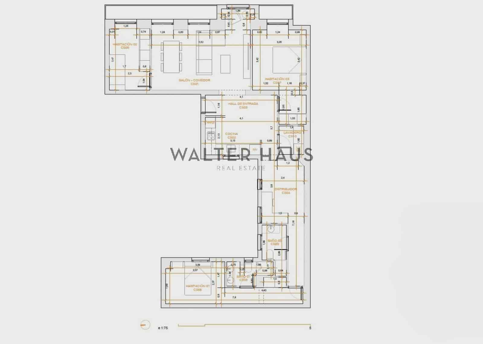 3 sovrum Lägenhet till salu i Madrid stad - 968 000 € (Ref: 9723870)
