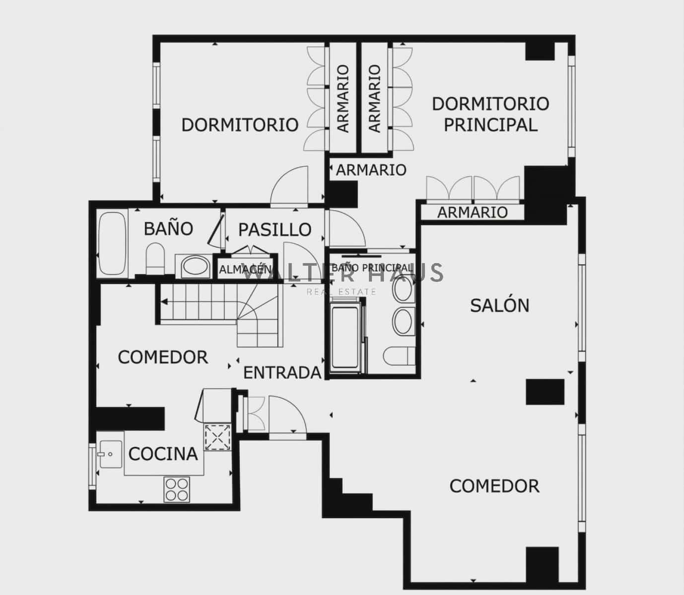 2 soverom Penthouse til salgs i Madrid by - € 1 850 000 (Ref: 9730948)