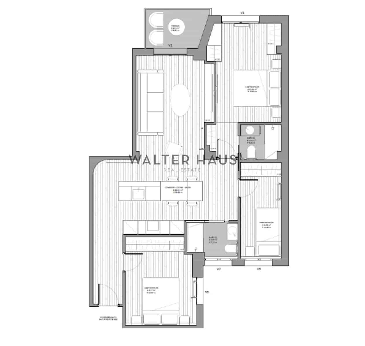 3 bedroom Flat for sale in Madrid city - € 890,000 (Ref: 9733623)