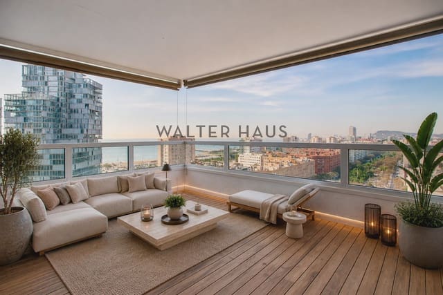 3 soveværelse Lejlighed til salg i Diagonal Mar i El Front Marítim del Poblenou, Barcelona by - € 1.370.000 (Ref: 9761402)