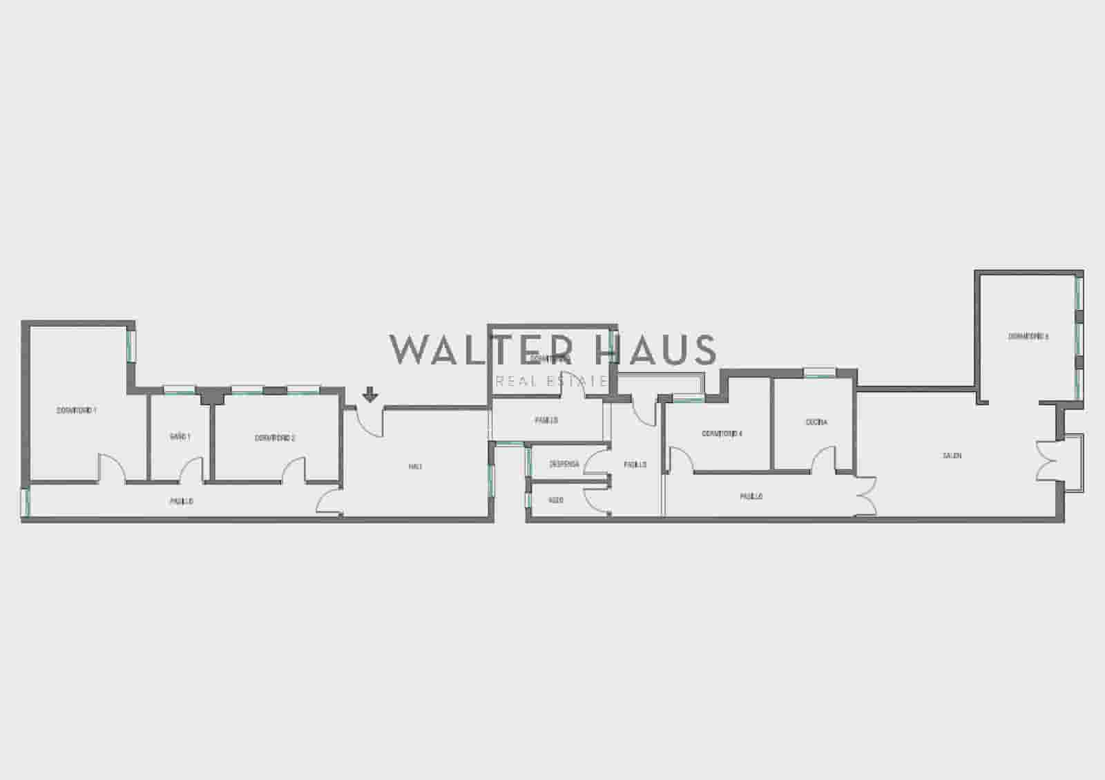 5 chambre Appartement à vendre à Barcelone ville - 1 075 000 € (Ref: 9771853)