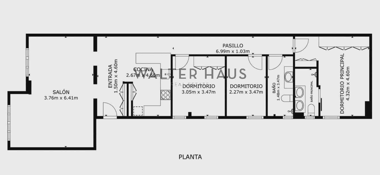 3 sypialnia Mieszkanie na sprzedaż w Miasto Madryt - 1 550 000 € (Ref: 9789775)